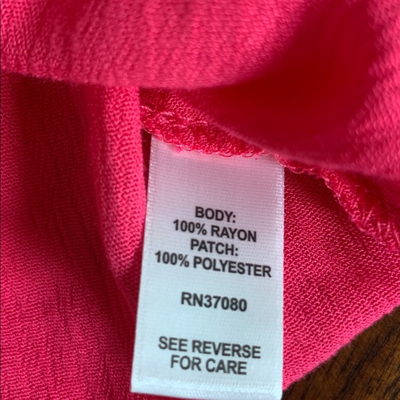 Cato hot pink hi low blouse - Picture 6 of 6